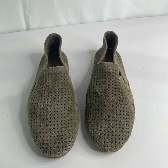 Lucky Brand Shoes - Lucky brand suede perforated, simple loafers
